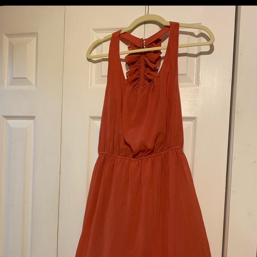 Boutique Ruffle T-Back Dress